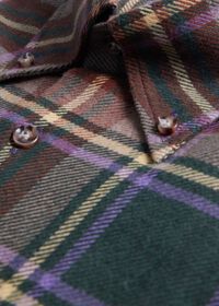 Paul Stuart Flannel Plaid Sport Shirt, thumbnail 2