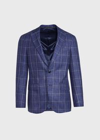 Paul Stuart Blue Plaid Sport Jacket, thumbnail 1