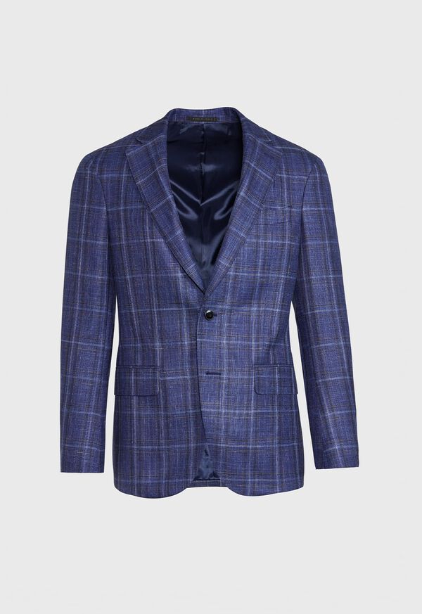 Paul Stuart Blue Plaid Sport Jacket, image 1