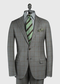 Paul Stuart Wool Windowpane Suit, thumbnail 3