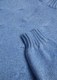Paul Stuart Cable Cashmere Quarter Zip Sweater, thumbnail 2