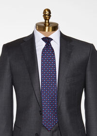 Paul Stuart Two Color Circle Silk Tie, thumbnail 2