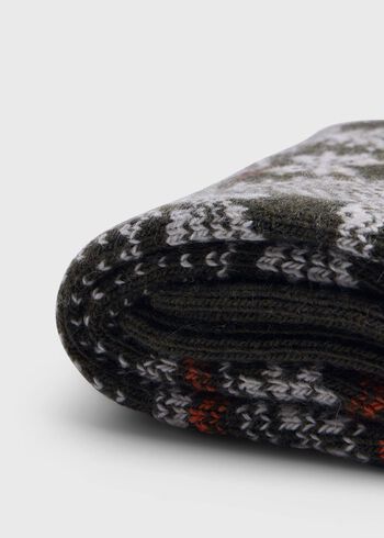 Paul Stuart Pine Tree & Snowflake Sock