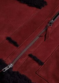 Paul Stuart Shearling Bomber Jacket, thumbnail 3