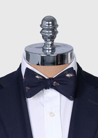 Paul Stuart Wool Mallard Print Bow Tie, thumbnail 2