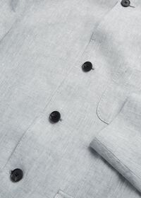 Paul Stuart Linen Nehru Collar Soft Jacket, thumbnail 2