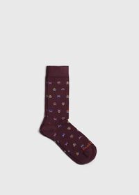 Paul Stuart Skull and Crossbones Sock, thumbnail 1
