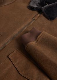 Paul Stuart Rugged Shearling Jacket, thumbnail 4