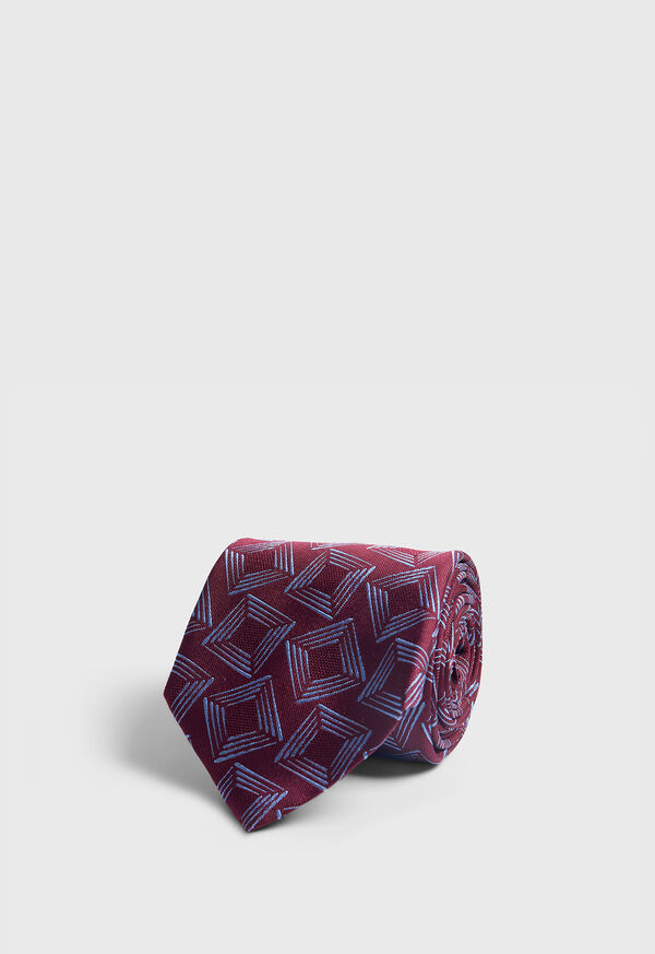 Paul Stuart Woven Silk Tossed Square Tie, image 1