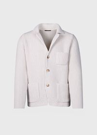 Paul Stuart Ribbed Sweater Jacket, thumbnail 1