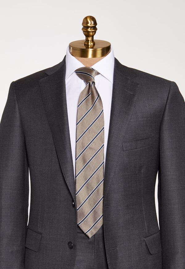 Paul Stuart Textured Stripe Tie, image 2