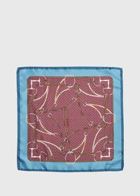 Paul Stuart Belt & Bit Pocket Square With Contrast Border, thumbnail 2