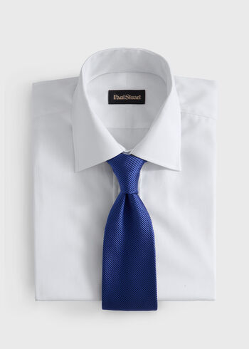 Paul Stuart Solid Mogador Silk & Cotton Tie