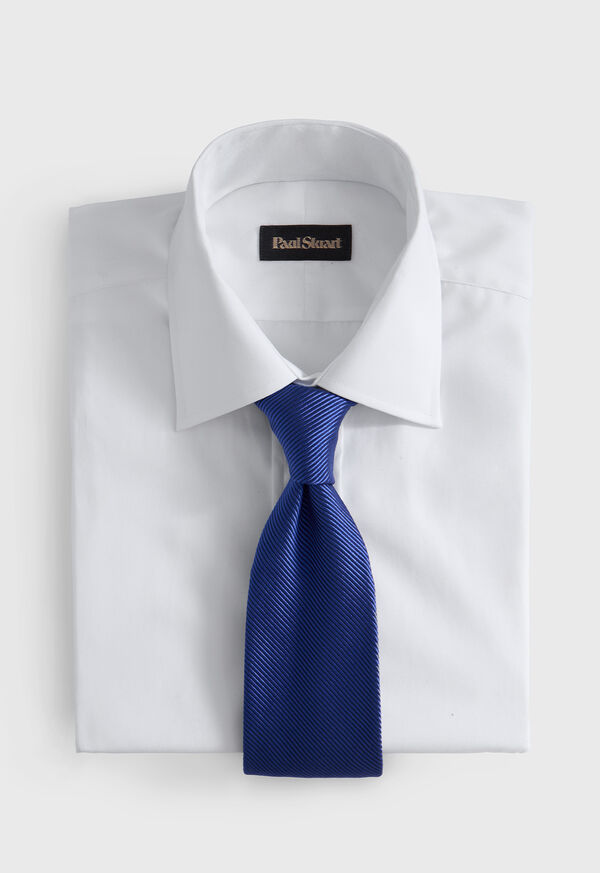 Paul Stuart Solid Mogador Silk & Cotton Tie, image 2