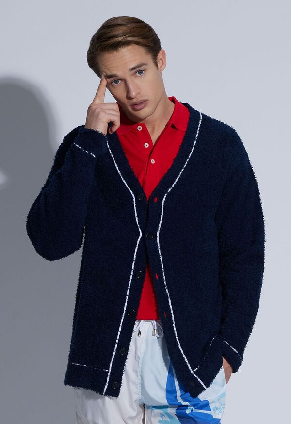 Paul Stuart Terry Cloth Cardigan, image 2