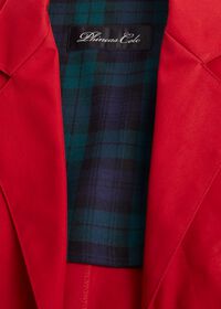 Paul Stuart Red Solid Waterproof Short Coat, thumbnail 3