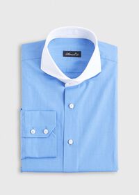 Paul Stuart Contrast Short Cutaway Collar Dress Shirt, thumbnail 1