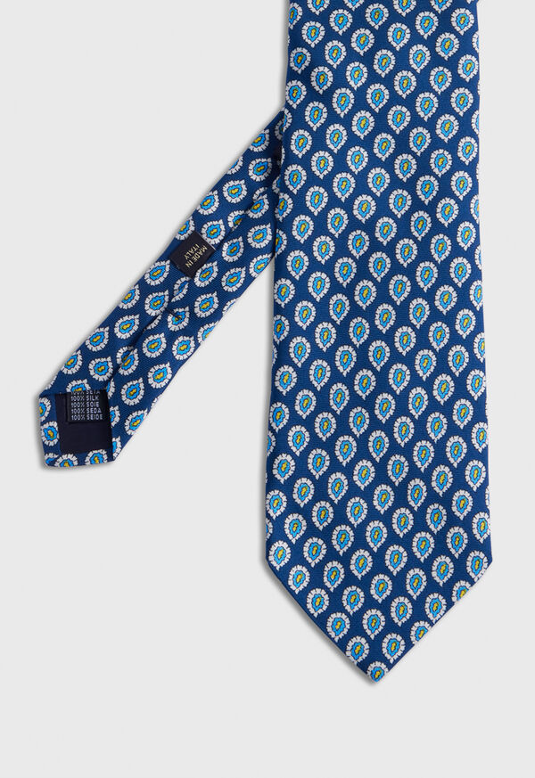 Paul Stuart Silk Twill Allover Pine Tie, image 1