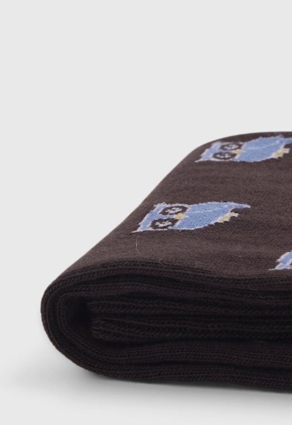 Paul Stuart Owl Motif Sock, image 2