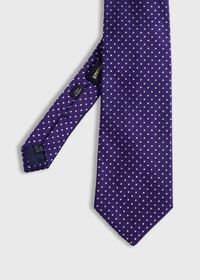 Paul Stuart Woven Silk Micro Dot Tie, thumbnail 1
