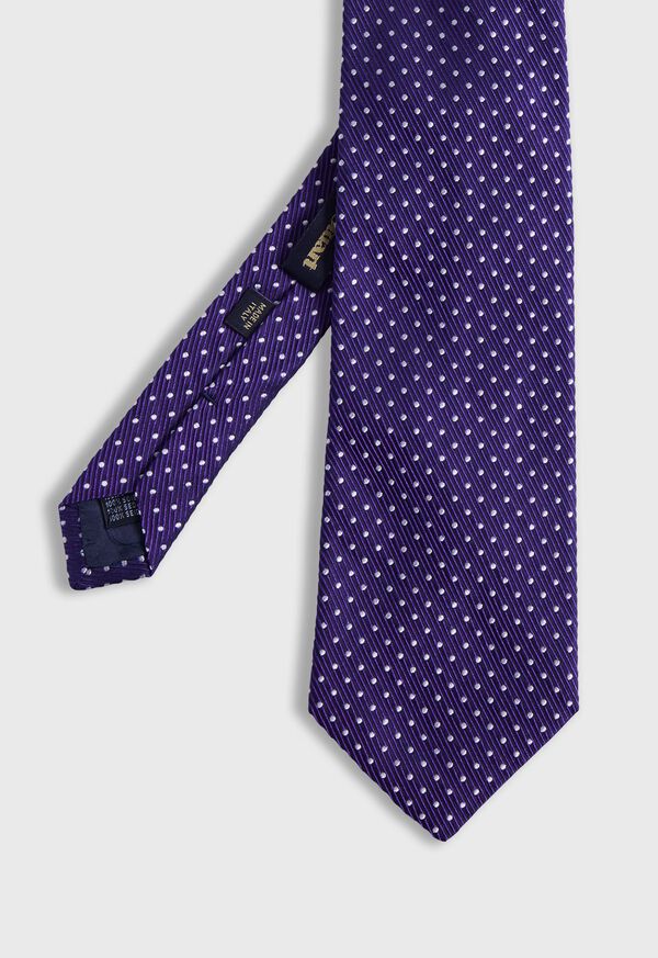 Paul Stuart Woven Silk Micro Dot Tie, image 1