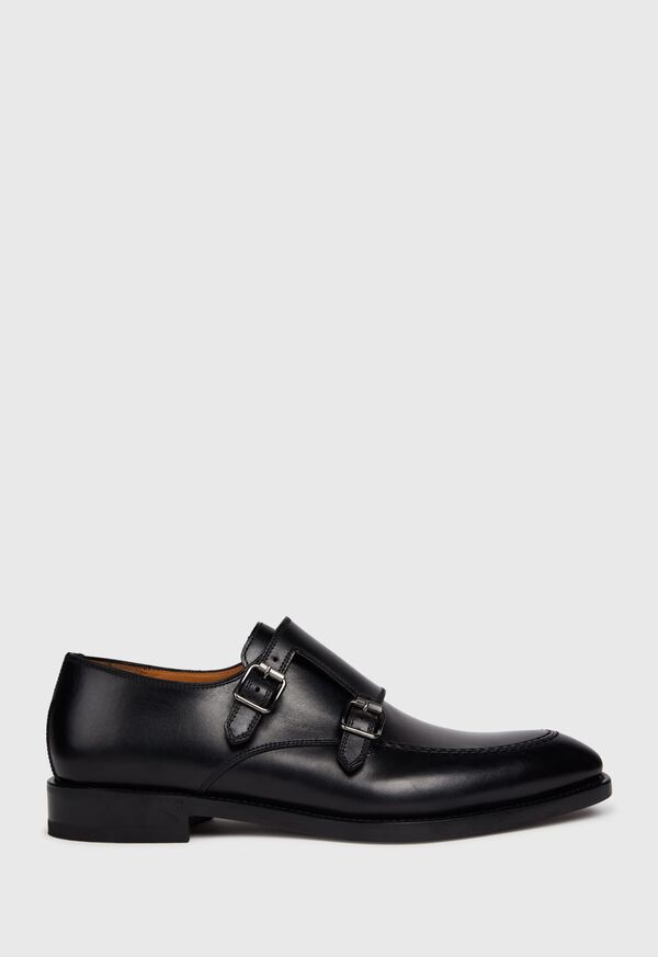 Paul Stuart Morgan Leather Double Monk Strap, image 1