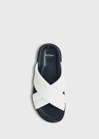 Paul Stuart Porto Leather Crossover Slide, thumbnail 5