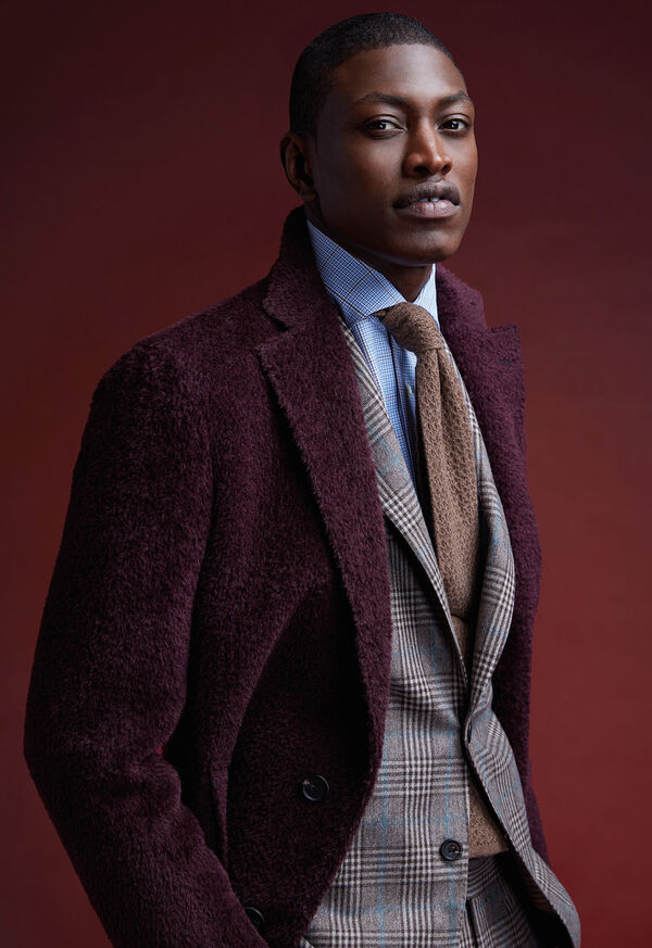 Paul Stuart Phillip Fit Mink Plaid Wool Suit, image 2