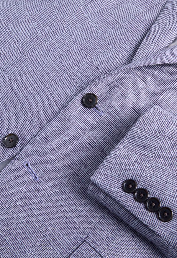 Paul Stuart Lightweight Silk & Linen Parquet Jacket, image 2