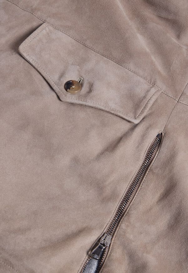 Paul Stuart Suede & Shearling Safari Vest, image 4