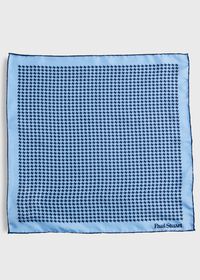 Paul Stuart Printed Silk Houndstooth Pocket square, thumbnail 2