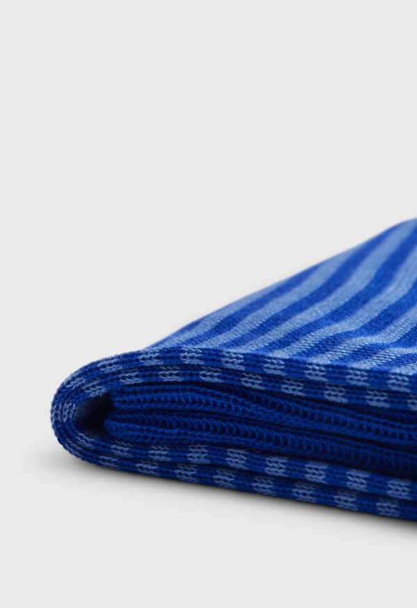 Paul Stuart Cotton Horizontal Stripe Sock, image 2