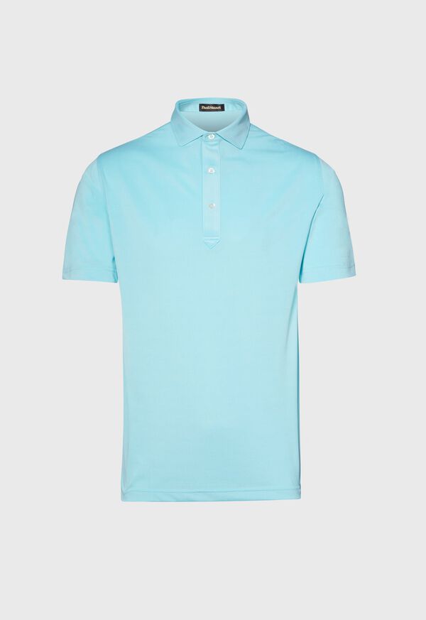 Paul Stuart Solid Oxford Performance Polo, image 1