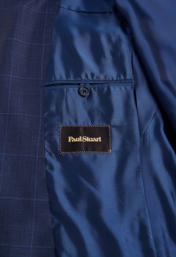 Paul Stuart Deco Windowpane Wool Paul Suit, image 4