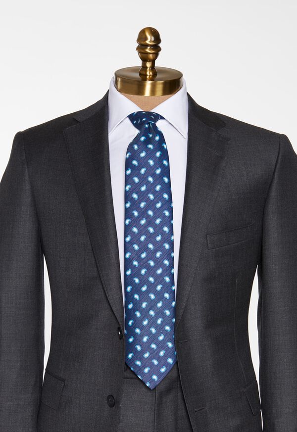 Paul Stuart Tossed Framed Paisley Tie, image 2