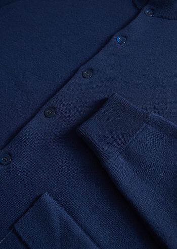 Paul Stuart Merino Wool Blouson Cardigan