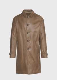 Paul Stuart Distressed Leather Coat, thumbnail 1