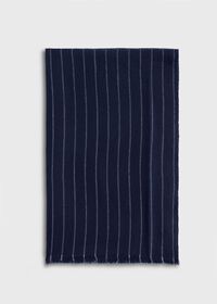 Paul Stuart Cashmere Chalk Stripe Scarf, thumbnail 1
