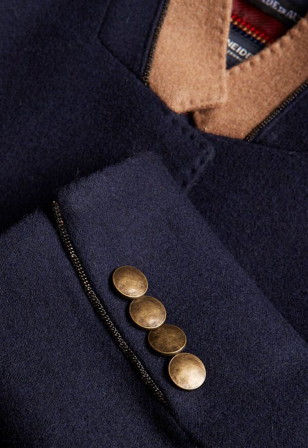 Paul Stuart Alpaca and Wool Blazer with Contrast Collar, image 3