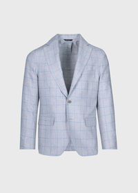 Paul Stuart Silk Windowpane Jacket, thumbnail 1