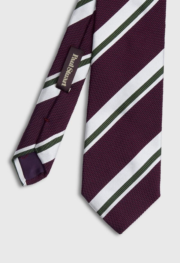 Paul Stuart Textured Stripe Tie, image 1