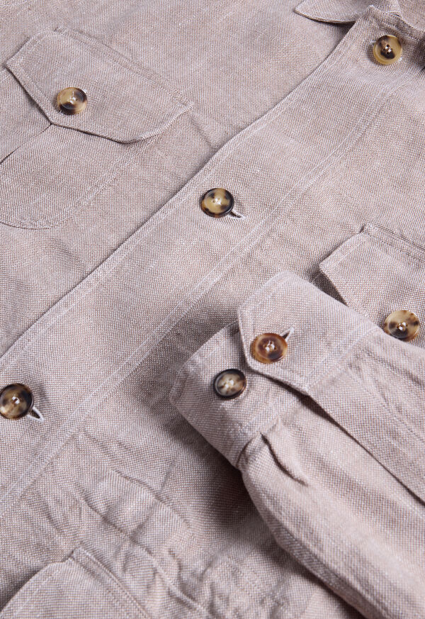 Paul Stuart Linen Safari Jacket, image 2