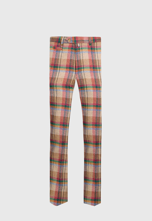 Paul Stuart Linen Plaid Dress Trouser, image 1