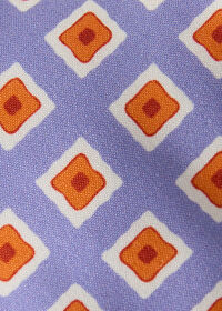 Paul Stuart Medallion Print Habotai Silk Tie, thumbnail 3