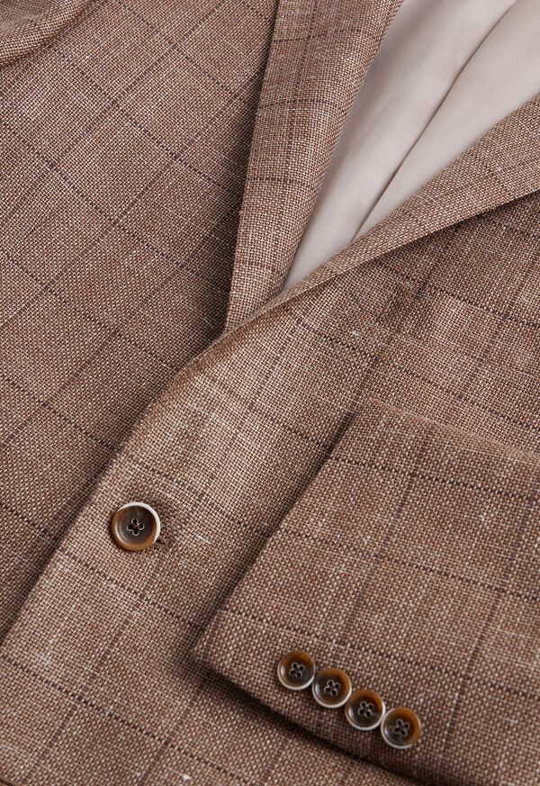 Paul Stuart Windowpane Wool Blend Sport Jacket, image 2
