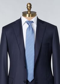 Paul Stuart Printed Silk Two Color Micro Oval Tie, thumbnail 2