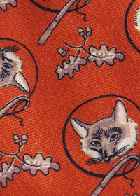 Paul Stuart Fox Print Tie, thumbnail 3