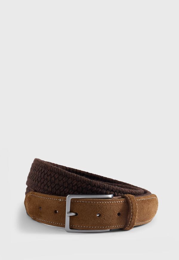 Paul Stuart Braided Stretch Belt, image 1