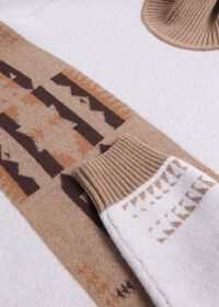 Paul Stuart Cashmere & Wool Intarsia Turtleneck Sweater, thumbnail 4