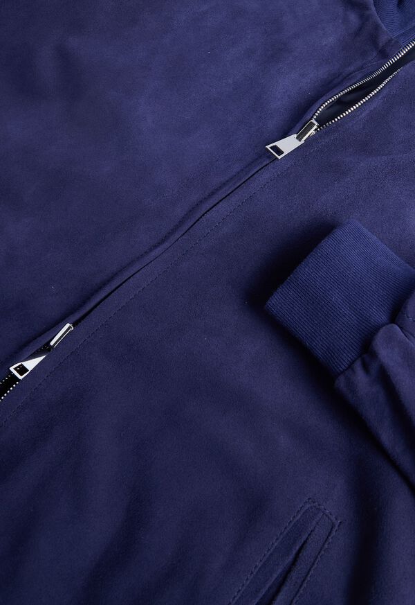 Paul Stuart Reversible Suede Bomber Jacket, image 5